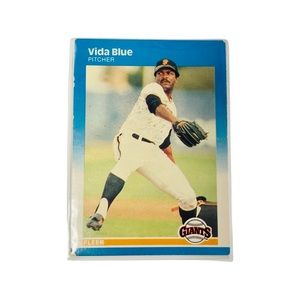 1987 Fleer - #266 Vida Blue, San Francisco Giants